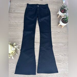 J Brand Black Flare Jeans